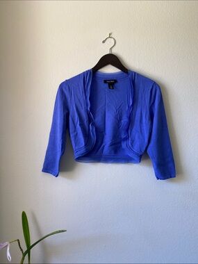White House Black Market Royal Blue Knit Top